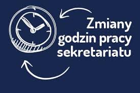 Zdjęcie Sekretariat - zmiana godzin